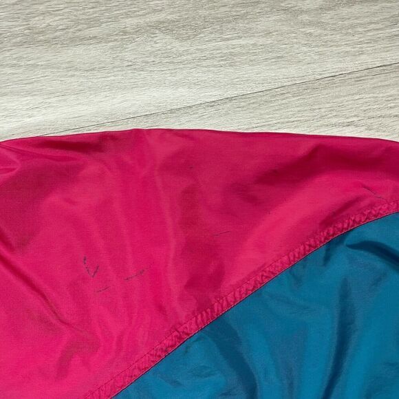 Vintage Nike Jacket Mens Extra Large Blue 90s Windbreaker Hooded Zip - Picture 3 of 12